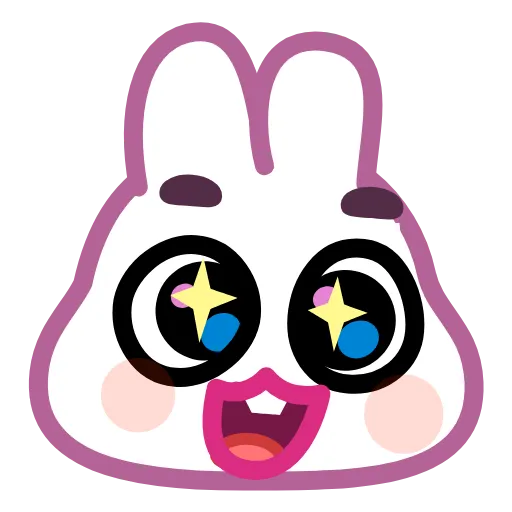 🐰 Эмодзи «Asian Bunny» для Telegram