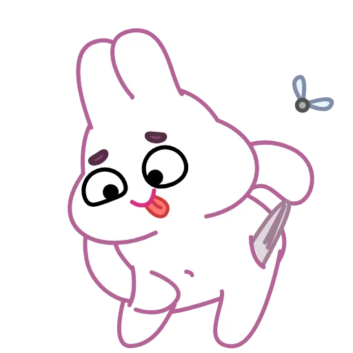 👛 Эмодзи «Asian Bunny» для Telegram