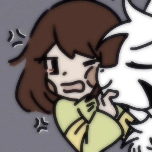 💔 Стикер «Asriel and Chara» для Telegram