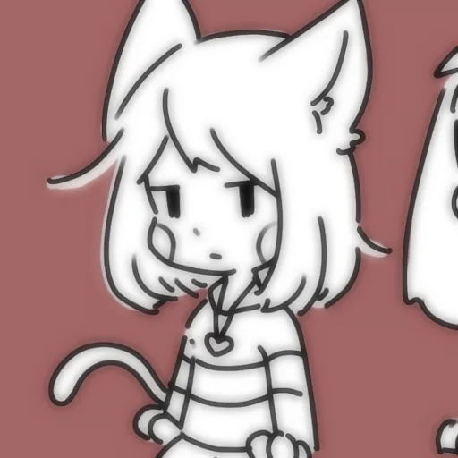💔 Стикер «Asriel and Chara» для Telegram