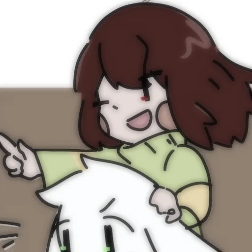 💔 Стикер «Asriel and Chara» для Telegram