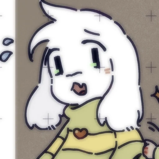 💔 Стикер «Asriel and Chara» для Telegram
