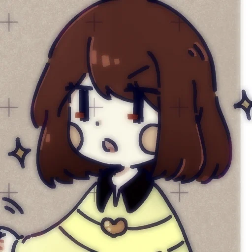 💔 Стикер «Asriel and Chara» для Telegram