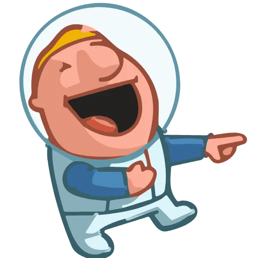 😂 Эмодзи «Astronaut Alex» для Telegram