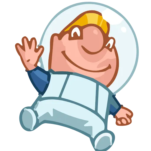 👋 Эмодзи «Astronaut Alex» для Telegram