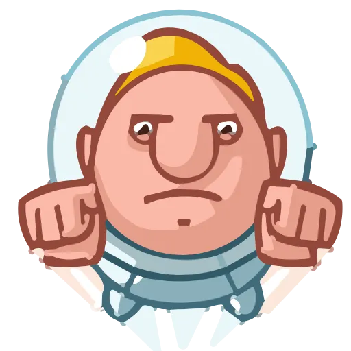 🚀 Эмодзи «Astronaut Alex» для Telegram