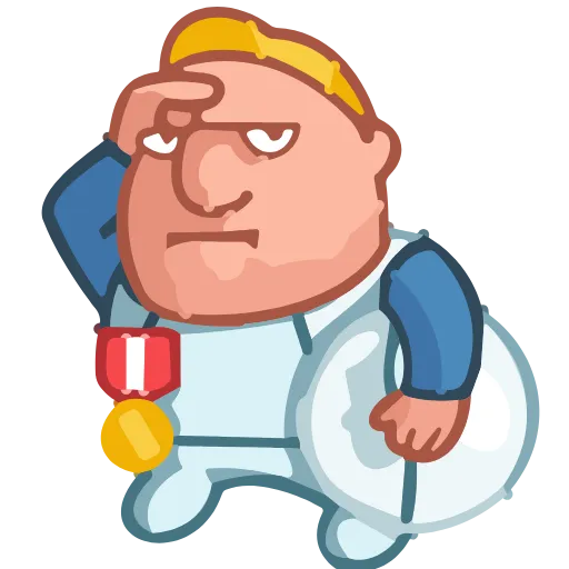 🫡 Эмодзи «Astronaut Alex» для Telegram