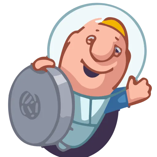 👋 Эмодзи «Astronaut Alex» для Telegram