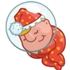😴 Эмодзи «Космонавт Жум» для Telegram