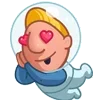 ♥️ Эмодзи «Космонавт Жум» для Telegram