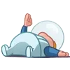 🤚 Эмодзи «Космонавт Жум» для Telegram