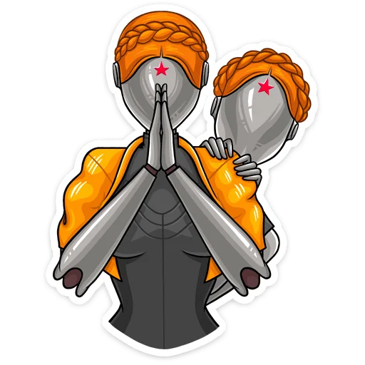 🙏 Стикер «Atomic Heart» для Telegram