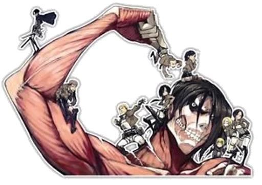 😖 Стикер «AttackOnTitan» для Telegram