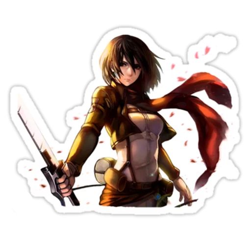 💪 Стикер «AttackOnTitan» для Telegram