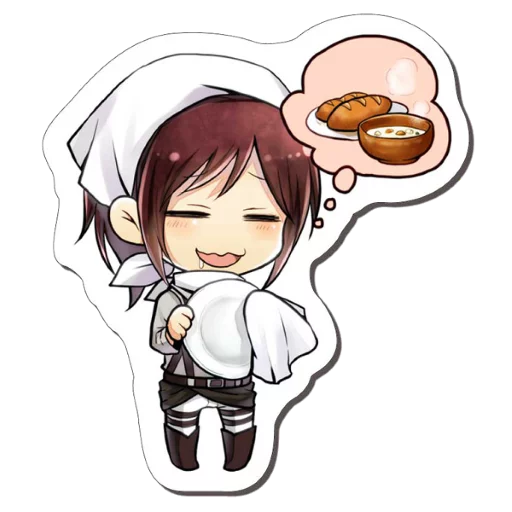 😝 Стикер «AttackOnTitan» для Telegram