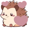 🦔 Эмодзи «Коричневые буквы, цифры» для Telegram