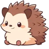 🦔 Эмодзи «Коричневые буквы, цифры» для Telegram