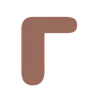 🍁 Эмодзи «Коричневые буквы, цифры» для Telegram