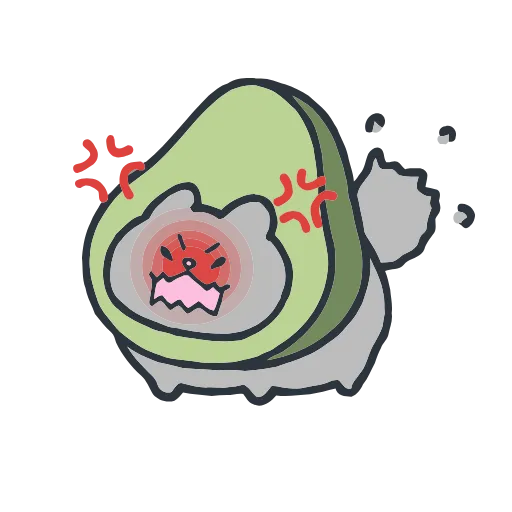 🥑 Эмодзи «Avocatto» для Telegram