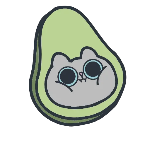 🥑 Эмодзи «Avocatto» для Telegram