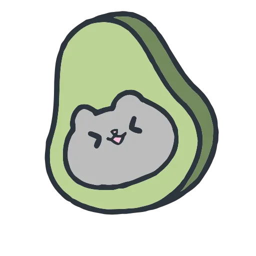 🥑 Эмодзи «Avocatto» для Telegram