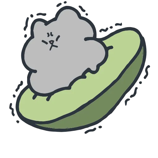 🥑 Эмодзи «Avocatto» для Telegram