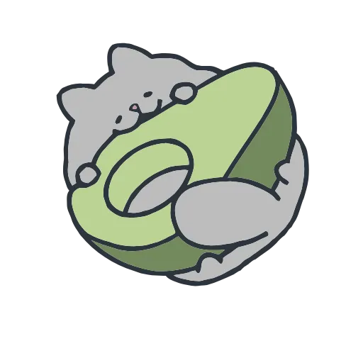🥑 Эмодзи «Avocatto» для Telegram
