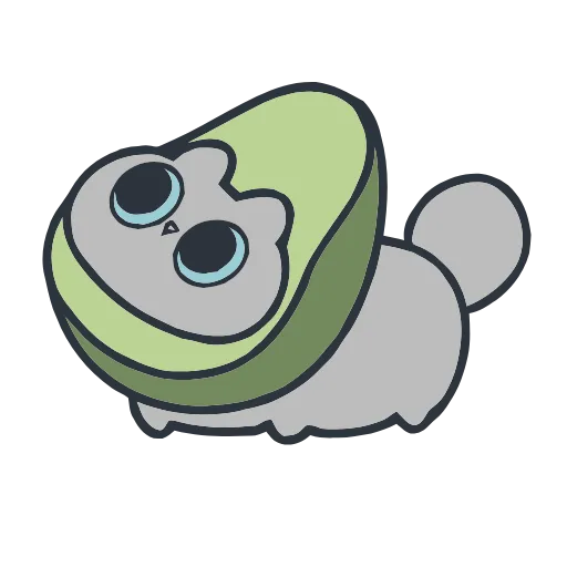 🥑 Эмодзи «Avocatto» для Telegram