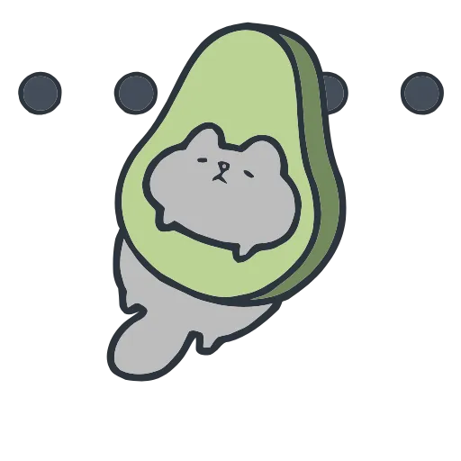 🥑 Эмодзи «Avocatto» для Telegram