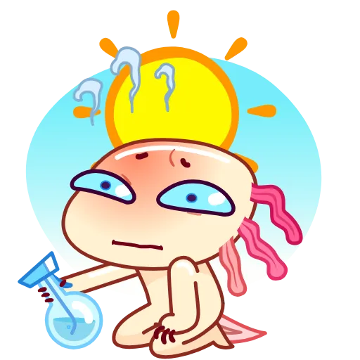 🥵 Эмодзи «Аксолотль» для Telegram