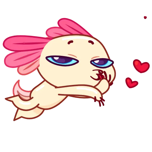😘 Эмодзи «Аксолотль» для Telegram
