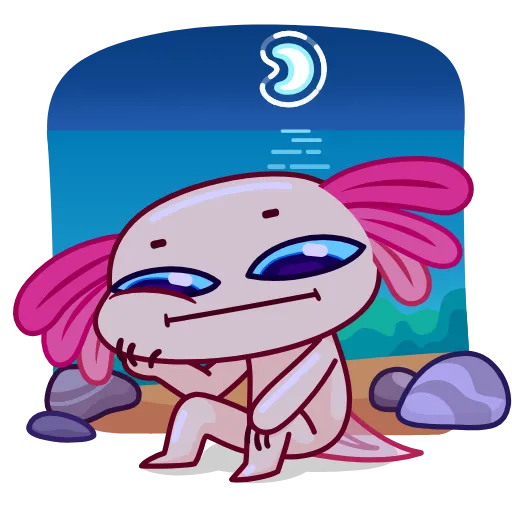 🤔 Эмодзи «Аксолотль» для Telegram