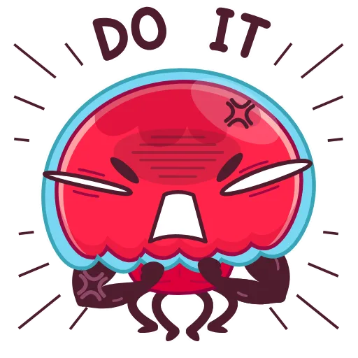 😡 Эмодзи «Bob The Jellyfish -» для Telegram