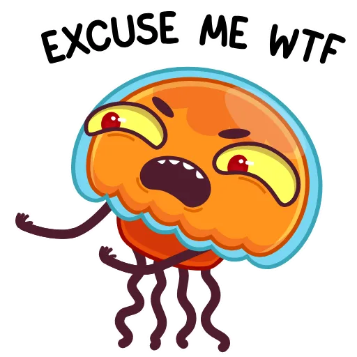 🤔 Эмодзи «Bob The Jellyfish -» для Telegram