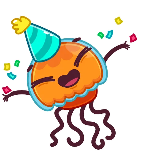 🥳 Эмодзи «Bob The Jellyfish -» для Telegram