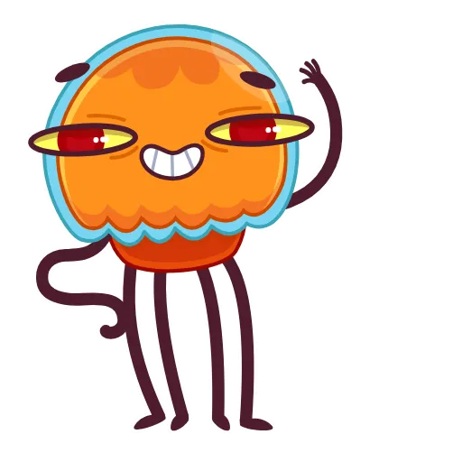 👋 Эмодзи «Bob The Jellyfish -» для Telegram