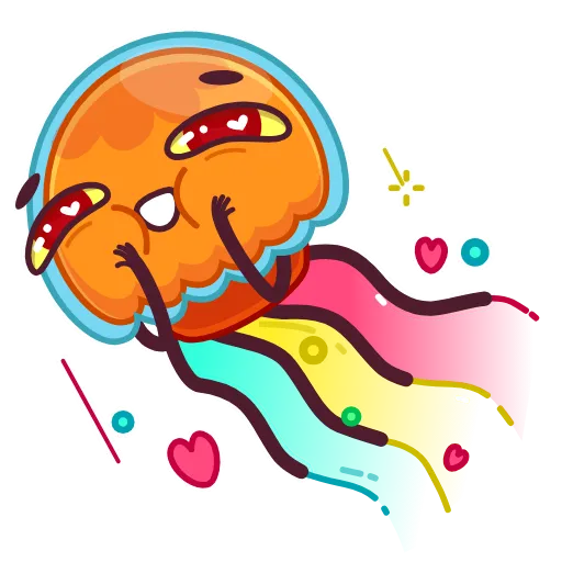 😍 Эмодзи «Bob The Jellyfish -» для Telegram