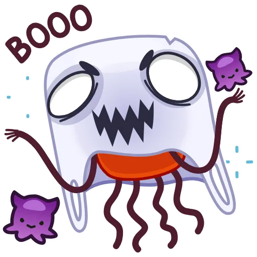 👻 Эмодзи «Bob The Jellyfish -» для Telegram