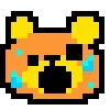 🌟 Эмодзи «KUMA san - pixel bear» для Telegram