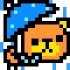 🌟 Эмодзи «KUMA san - pixel bear» для Telegram