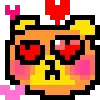 🌟 Эмодзи «KUMA san - pixel bear» для Telegram