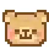 🌟 Эмодзи «KUMA san - pixel bear» для Telegram