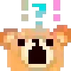 🌟 Эмодзи «KUMA san - pixel bear» для Telegram
