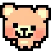 🌟 Эмодзи «KUMA san - pixel bear» для Telegram