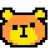 🌟 Эмодзи «KUMA san - pixel bear» для Telegram