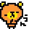 🌟 Эмодзи «KUMA san - pixel bear» для Telegram