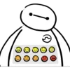😐 Эмодзи «() Baymax» для Telegram