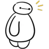 😐 Эмодзи «() Baymax» для Telegram