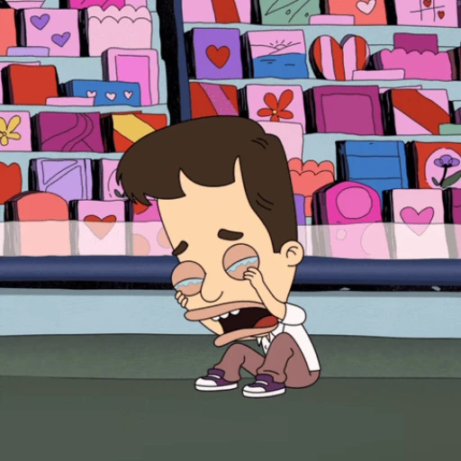 😭 Стикер «Big Mouth» для Telegram