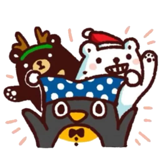👩‍👧‍👦 Стикер «Bac Bac» для Telegram